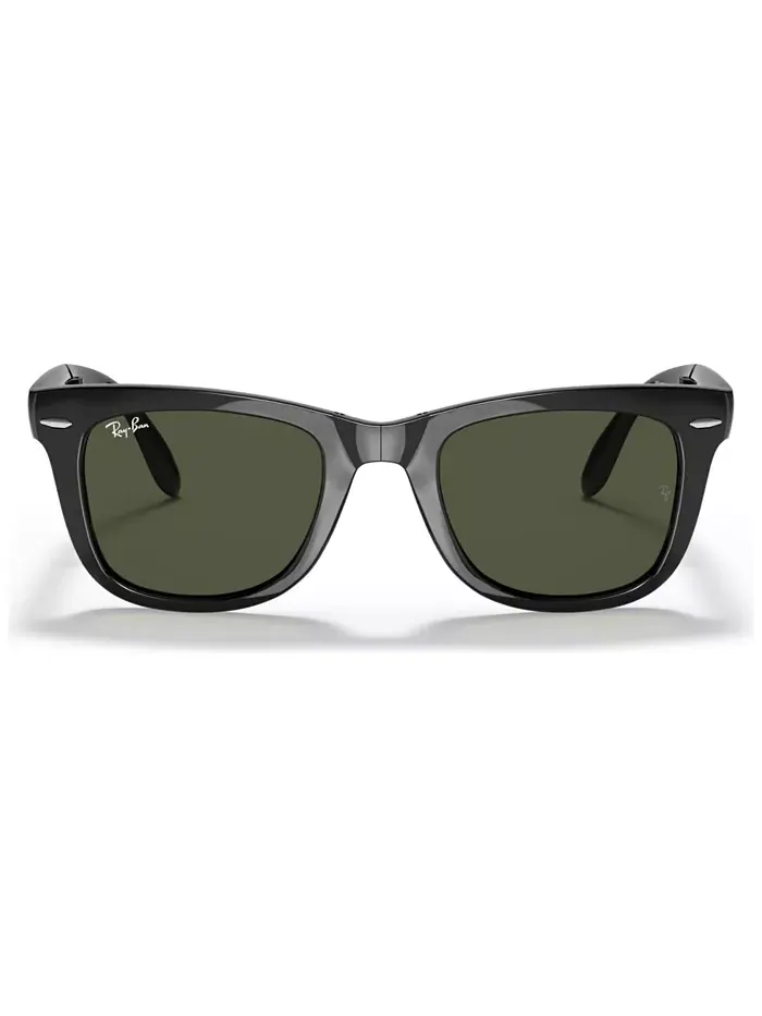 Солнцезащитные очки, RB4105 FOLDING WAYFARER Ray-Ban — изображение 2 из 7, черный/зеленый