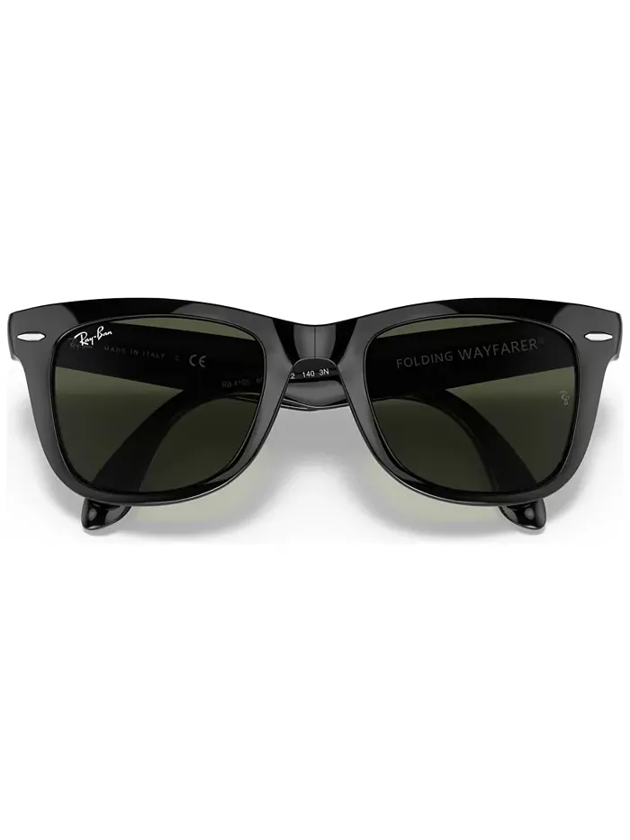 Солнцезащитные очки, RB4105 FOLDING WAYFARER Ray-Ban — изображение 5 из 7, черный/зеленый
