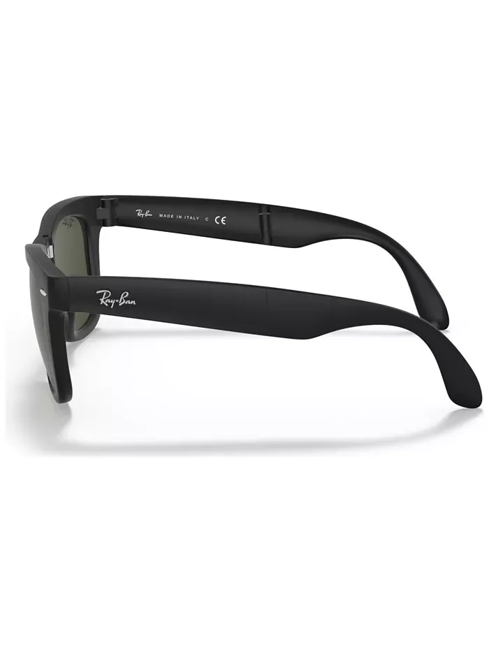 Солнцезащитные очки, RB4105 FOLDING WAYFARER Ray-Ban — изображение 2 из 7, черный/зеленый