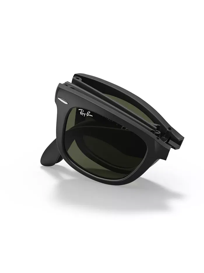 Солнцезащитные очки, RB4105 FOLDING WAYFARER Ray-Ban — изображение 7 из 7, черный/зеленый