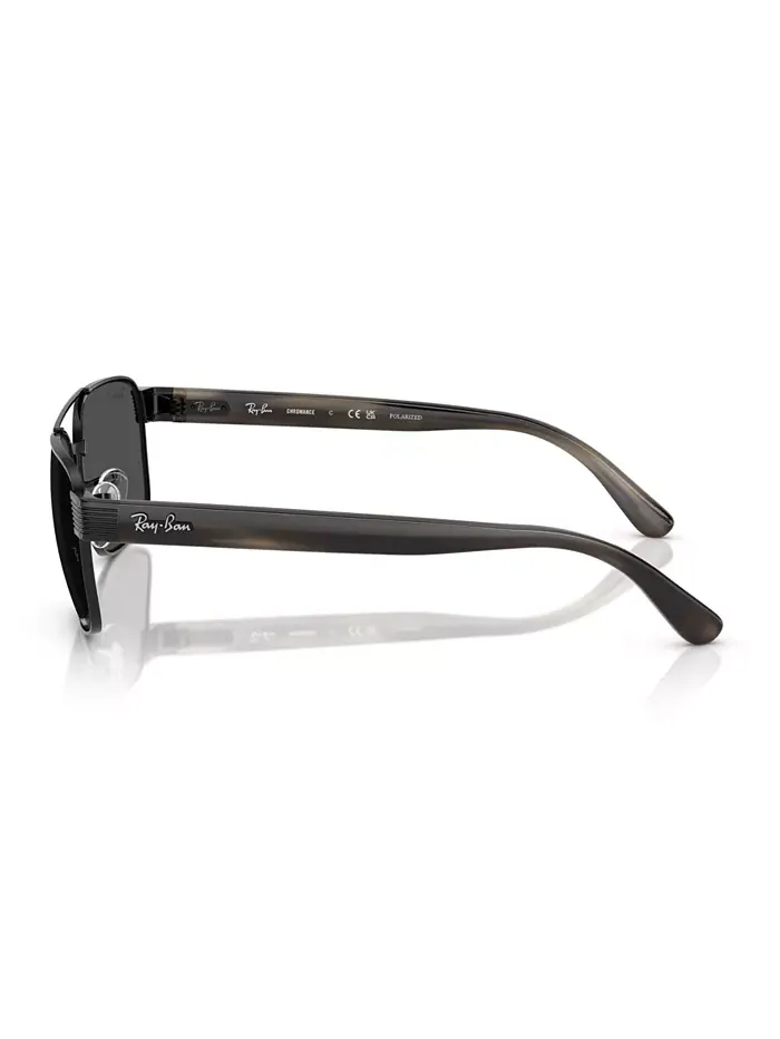 Унисекс поляризованные солнцезащитные очки, RB3751CH Ray-Ban — изображение 3 из 6, черный