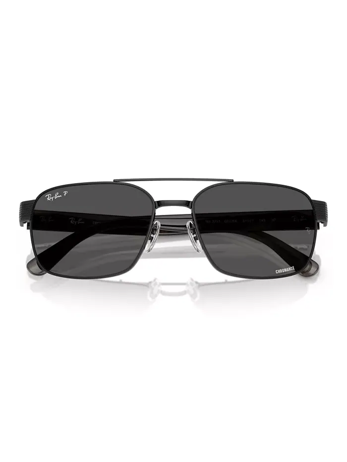 Унисекс поляризованные солнцезащитные очки, RB3751CH Ray-Ban — изображение 5 из 6, черный