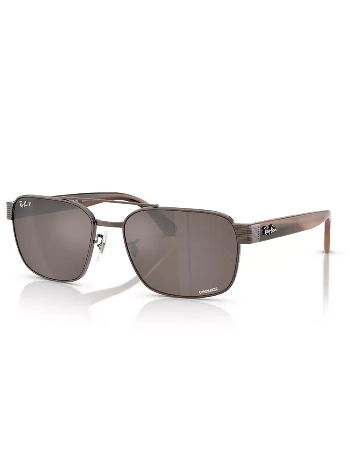 Унисекс поляризованные солнцезащитные очки, RB3751CH Ray-Ban — изображение 1 из 10, медь