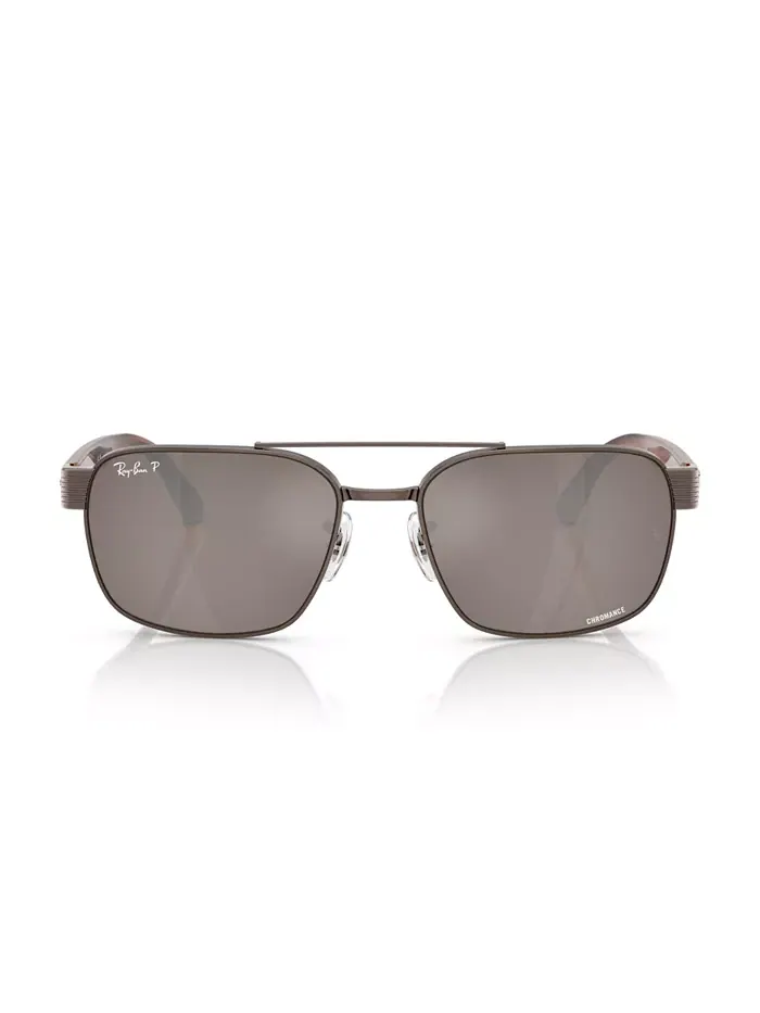 Унисекс поляризованные солнцезащитные очки, RB3751CH Ray-Ban — изображение 2 из 10, медь