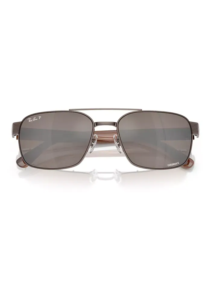 Унисекс поляризованные солнцезащитные очки, RB3751CH Ray-Ban — изображение 6 из 10, медь