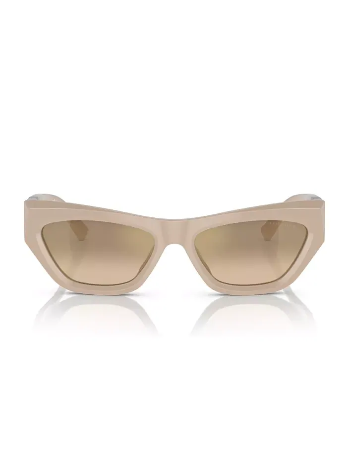 Женские солнцезащитные очки The Kiera, зеркальный градиент RL8218U Ralph Lauren — изображение 5 из 7, бежевый