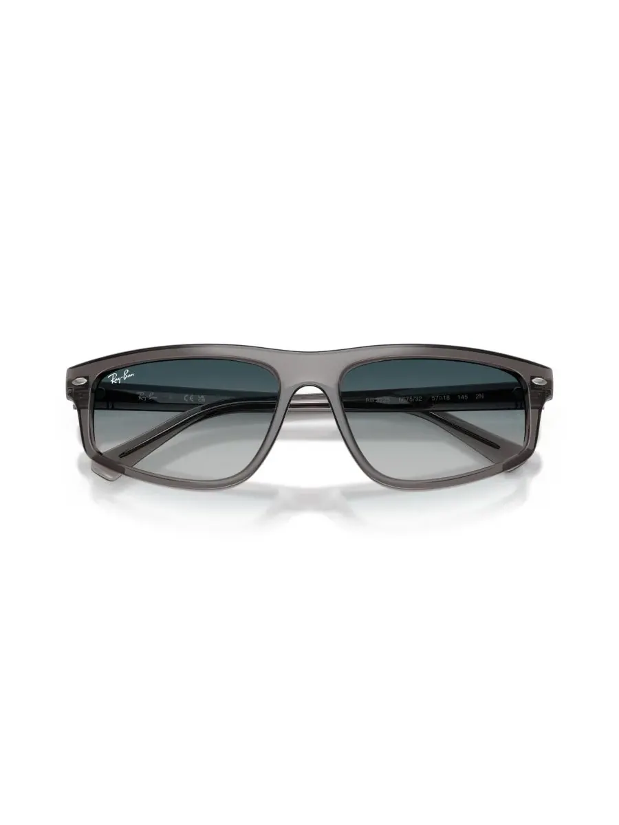 Солнцезащитные очки унисекс с геометрическим рисунком, RB2225 Ray-Ban — изображение 5 из 7, серый