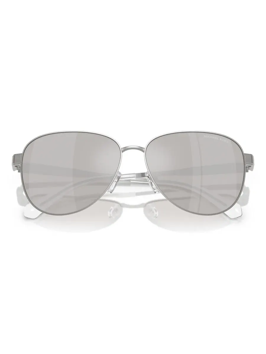 Женские солнцезащитные очки, Biarritz MK1160 Michael Kors — изображение 3 из 10, серебряный