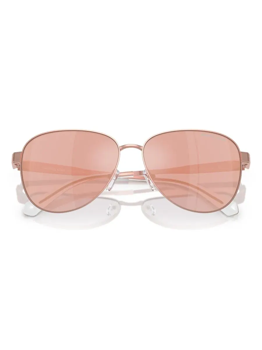 Женские солнцезащитные очки, Biarritz MK1160 Michael Kors — изображение 8 из 10, серебряный