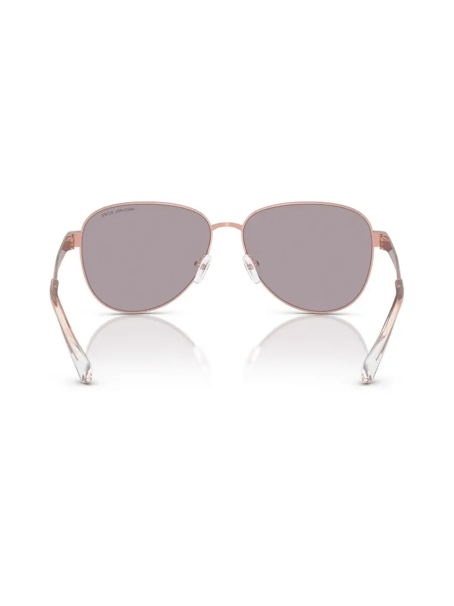 Женские солнцезащитные очки, Biarritz MK1160 Michael Kors — изображение 10 из 10, серебряный