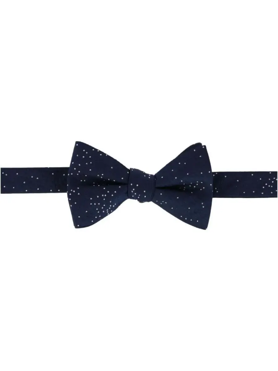Мужской комплект: пояс-кушак и галстук-бабочка Mystere Metallic Star Light Trafalgar — изображение 5 из 5, темно-синий