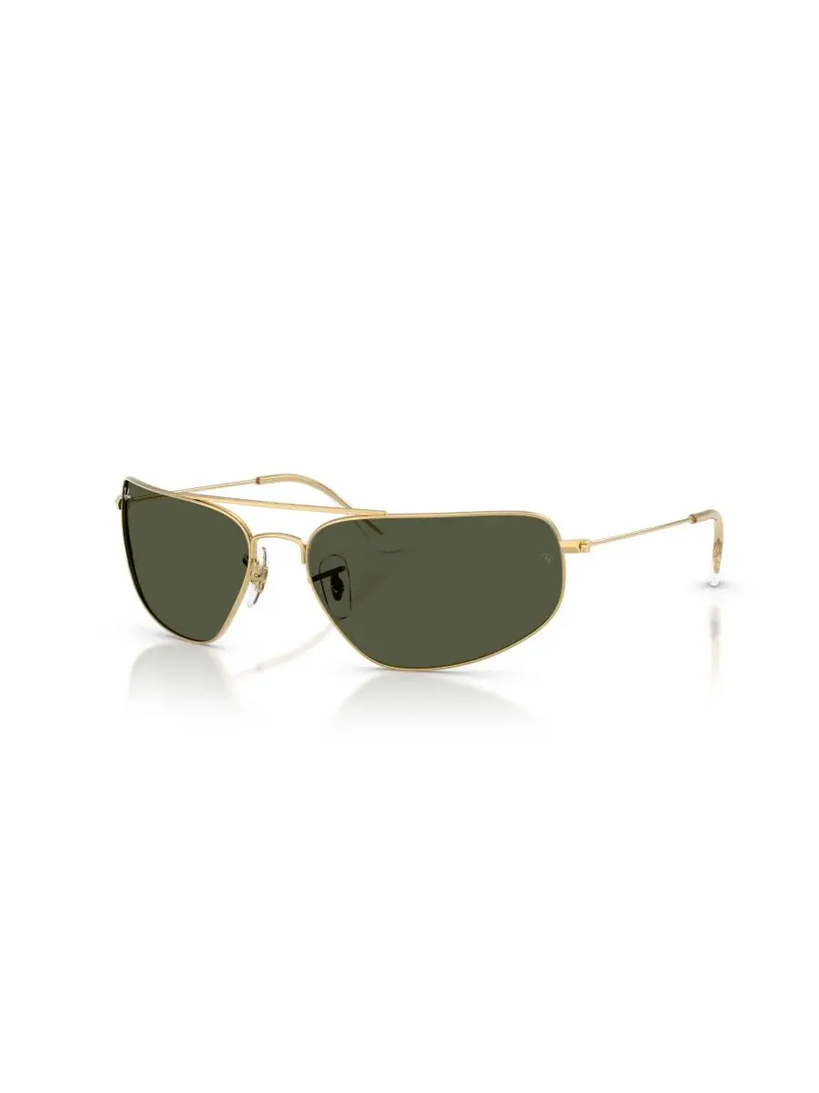 Солнцезащитные очки унисекс прямоугольной формы, RB3780 Ray-Ban, arista золото