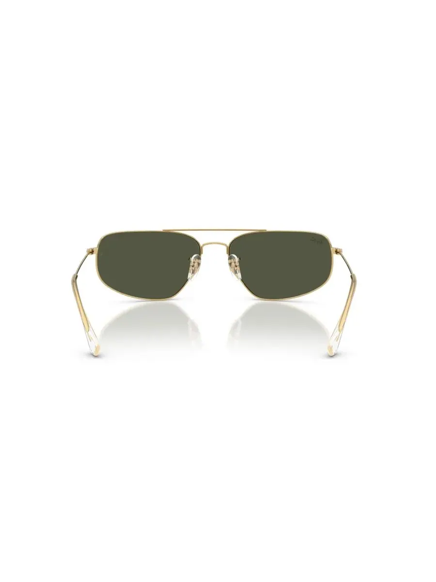 Солнцезащитные очки унисекс прямоугольной формы, RB3780 Ray-Ban, arista золото — изображение 4 из 8, золотистый