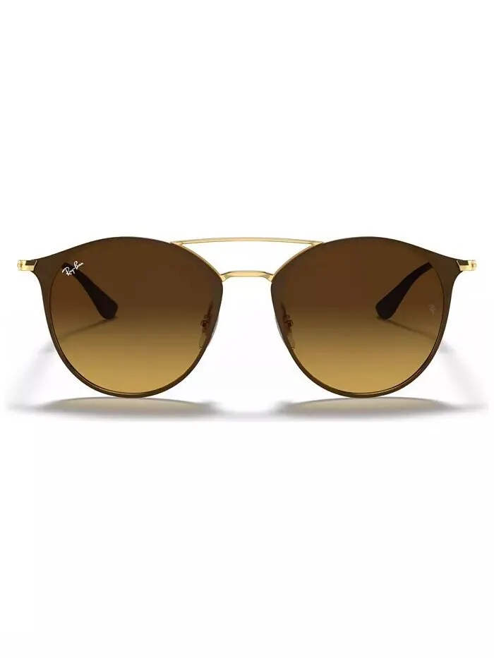 Солнцезащитные очки унисекс RB3546, градиент RB3546L Ray-Ban — изображение 2 из 7, коричневый золотистый