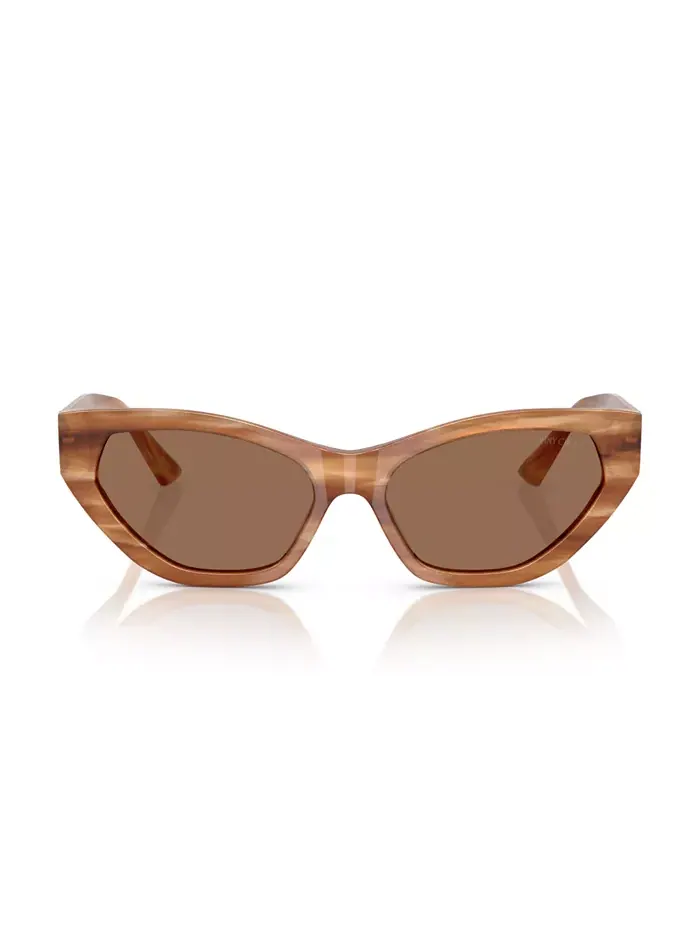 Женские солнцезащитные очки JC5022B Jimmy Choo — изображение 2 из 9, коричневый
