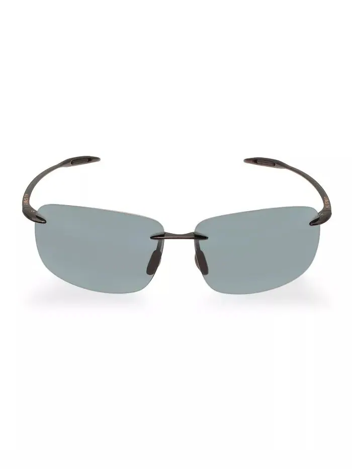 Поляризованные солнцезащитные очки Breakwall Maui Jim — изображение 2 из 4, черный/серый