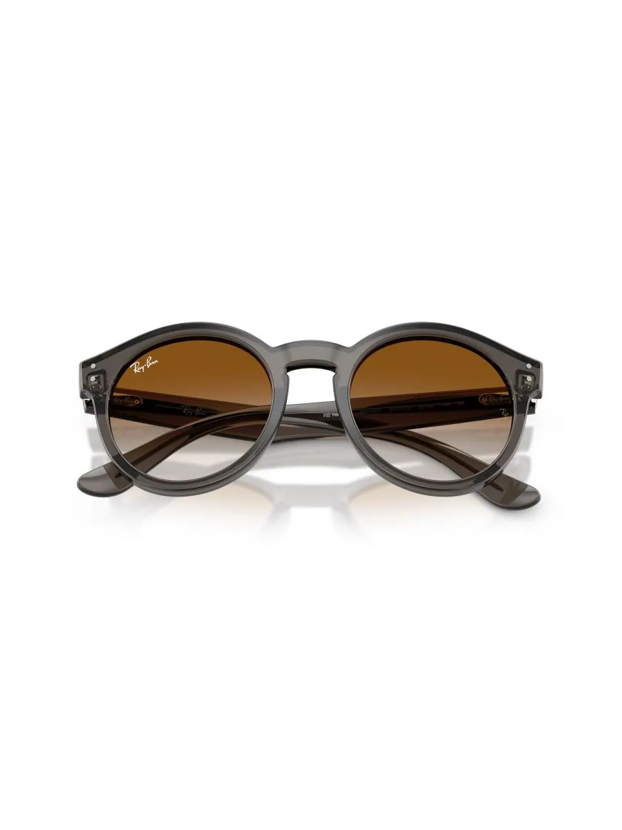 Солнцезащитные очки унисекс круглой формы, RBR0505S Ray-Ban — изображение 4 из 6, прозрачный темный серый