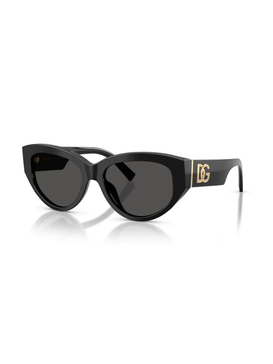 Женские солнцезащитные очки кошачий глаз, DG4514 Dolce&Gabbana — изображение 1 из 5, черный