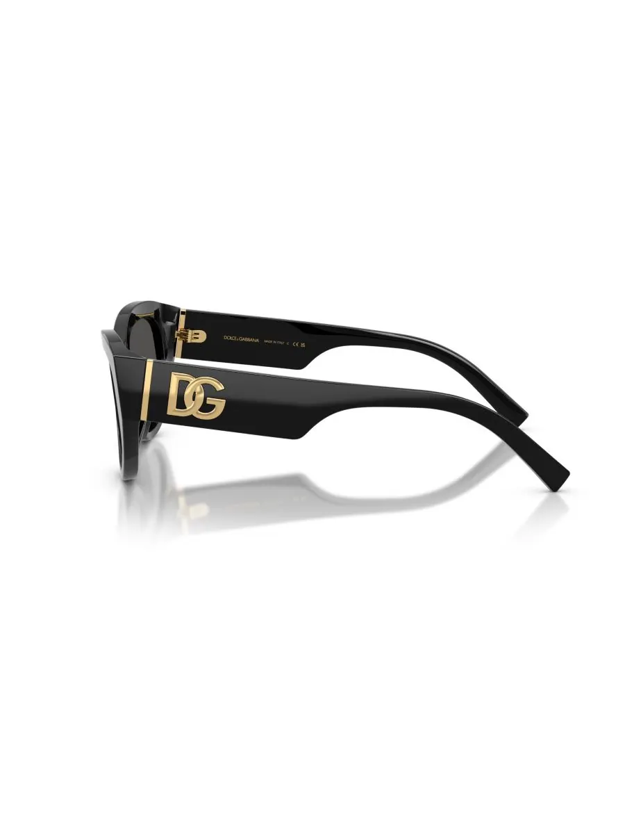 Женские солнцезащитные очки кошачий глаз, DG4514 Dolce&Gabbana — изображение 3 из 5, черный