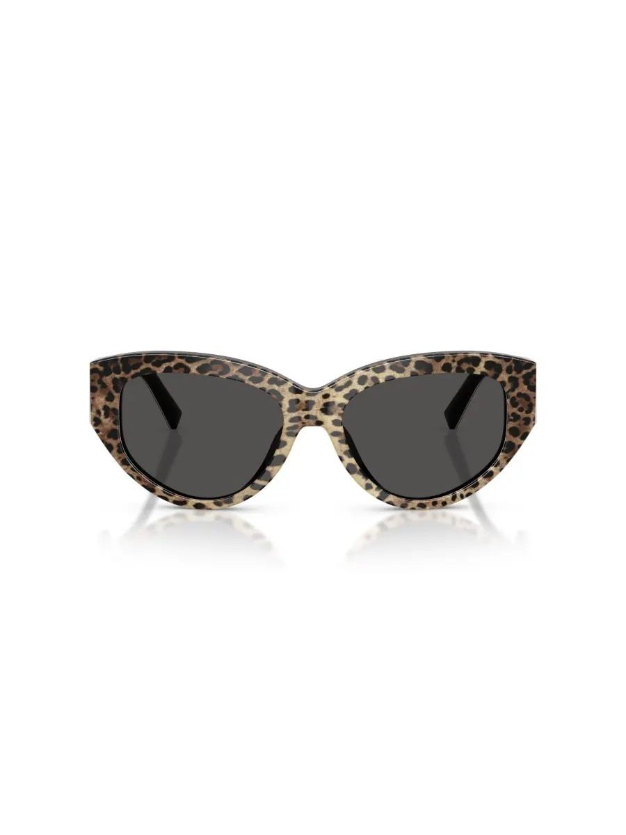 Женские солнцезащитные очки кошачий глаз, DG4514 Dolce&Gabbana — изображение 3 из 4, коричневый черный