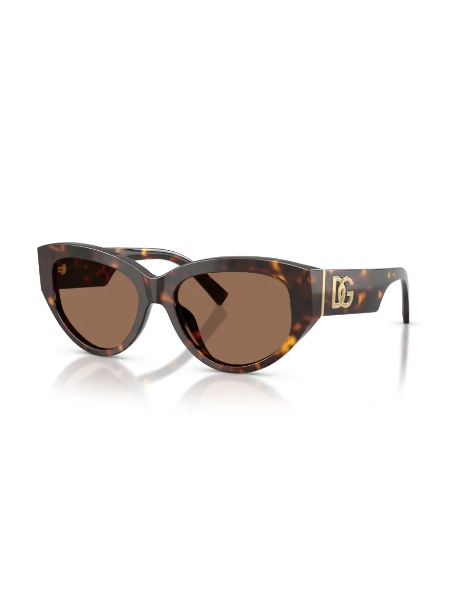 Женские солнцезащитные очки кошачий глаз, DG4514 Dolce&Gabbana — изображение 1 из 4, коричневый