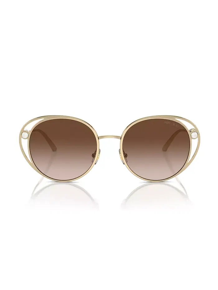 Женские солнцезащитные очки, JC4003HB Jimmy Choo — изображение 2 из 11, бледный золотистый
