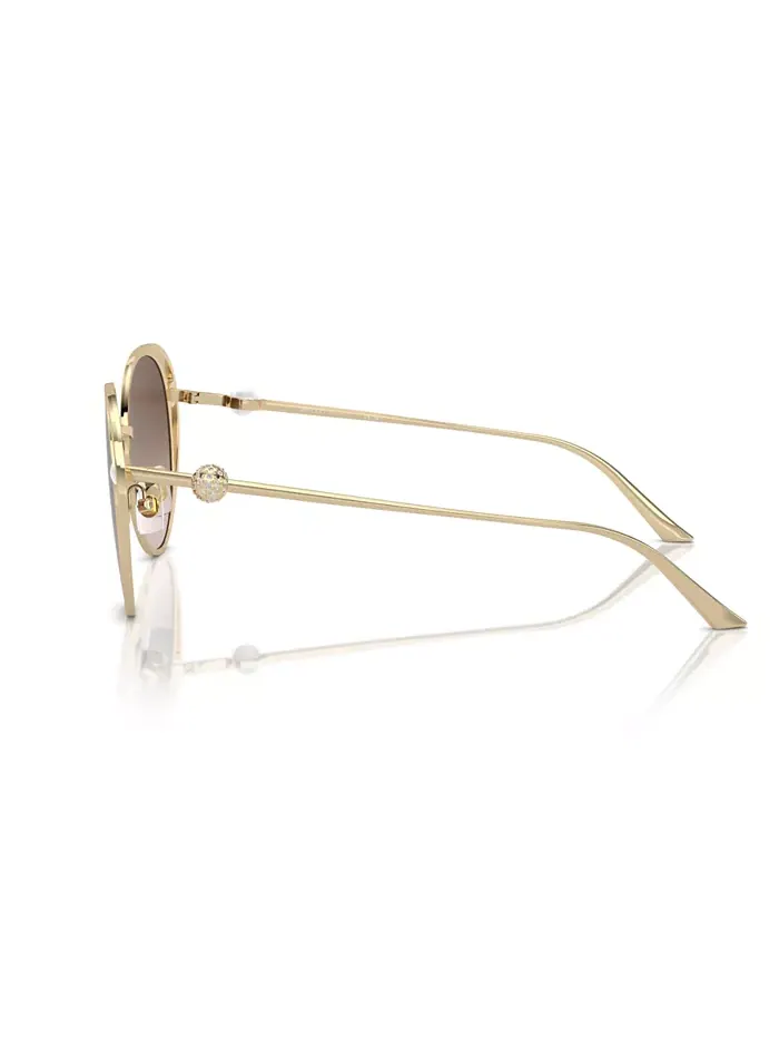 Женские солнцезащитные очки, JC4003HB Jimmy Choo — изображение 3 из 11, бледный золотистый