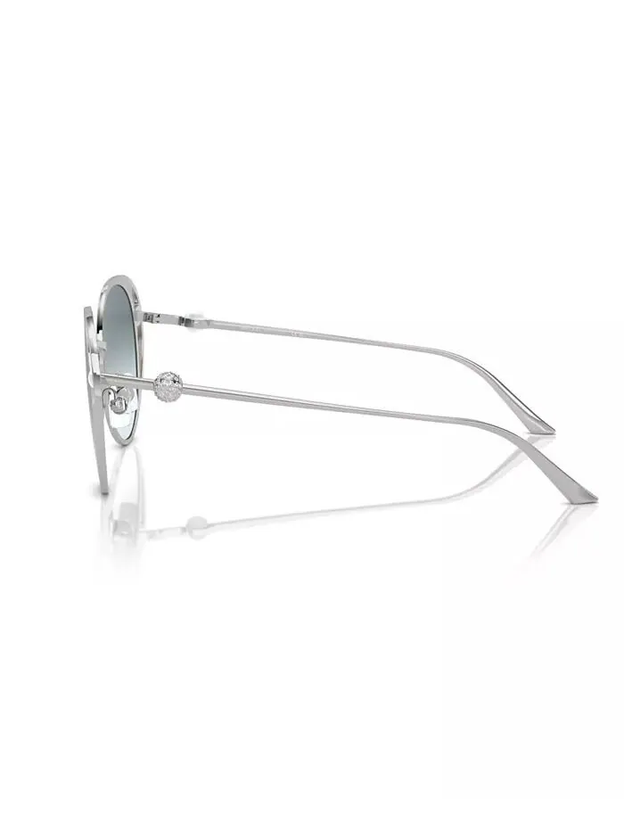 Женские солнцезащитные очки, JC4003HB Jimmy Choo — изображение 3 из 11, серебряный