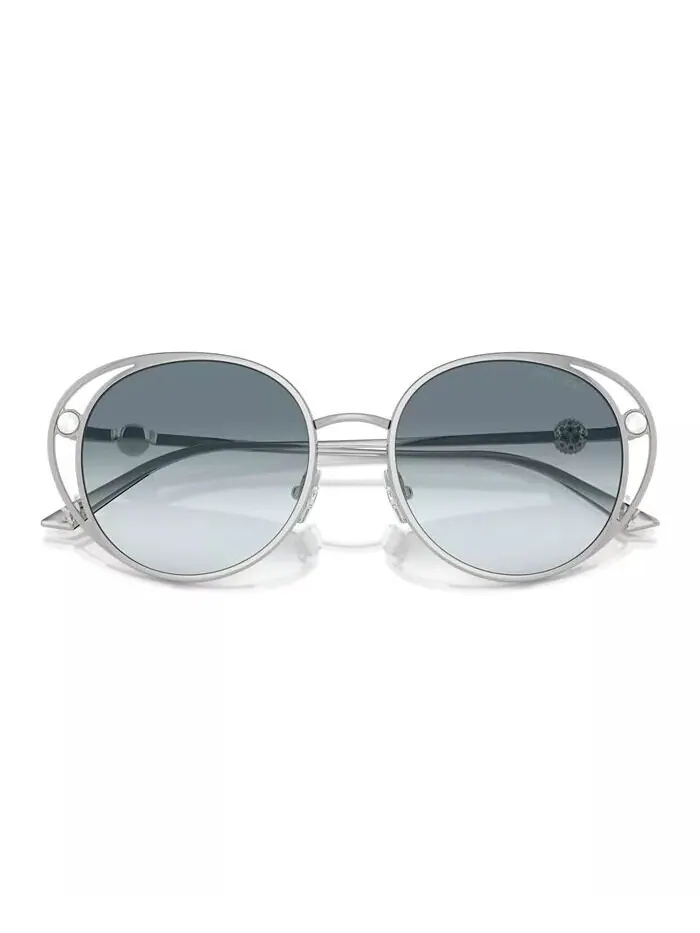 Женские солнцезащитные очки, JC4003HB Jimmy Choo — изображение 5 из 11, серебряный