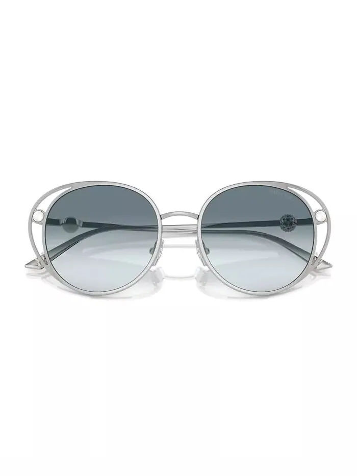 Женские солнцезащитные очки, JC4003HB Jimmy Choo — изображение 7 из 11, серебряный