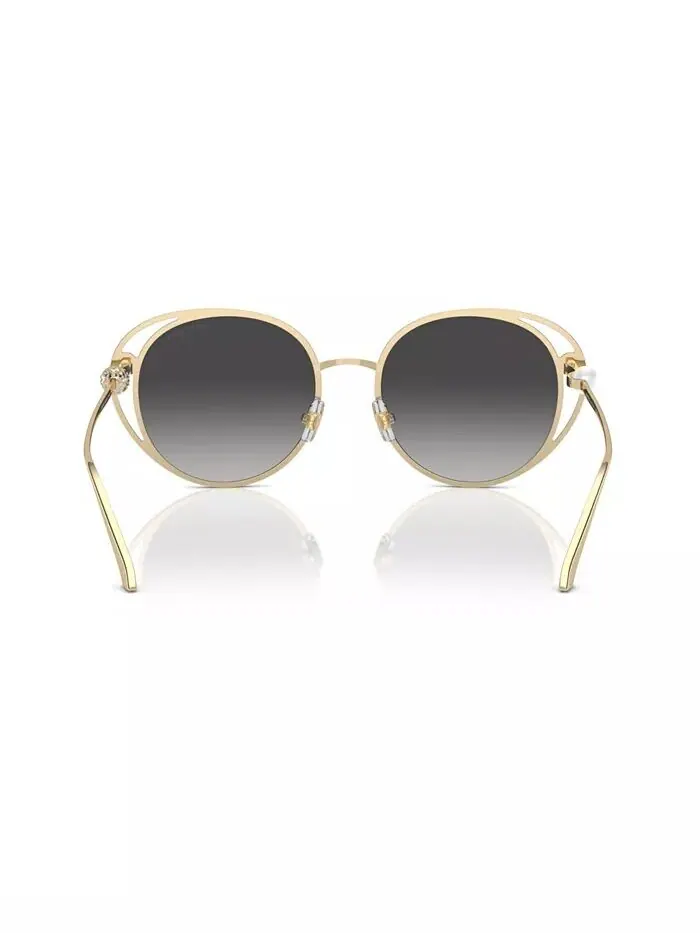Женские солнцезащитные очки, JC4003HB Jimmy Choo — изображение 10 из 11, серебряный