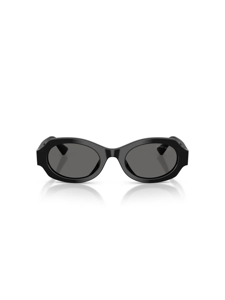 Женские солнцезащитные очки с геометрическим рисунком, AR8245HU Giorgio Armani — изображение 5 из 5, черный