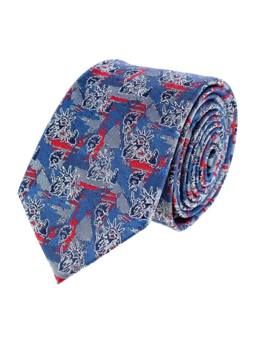 Галстук-бабочка Trafalgar Freedom's Torch Patriotic Silk Novelty Necktie
