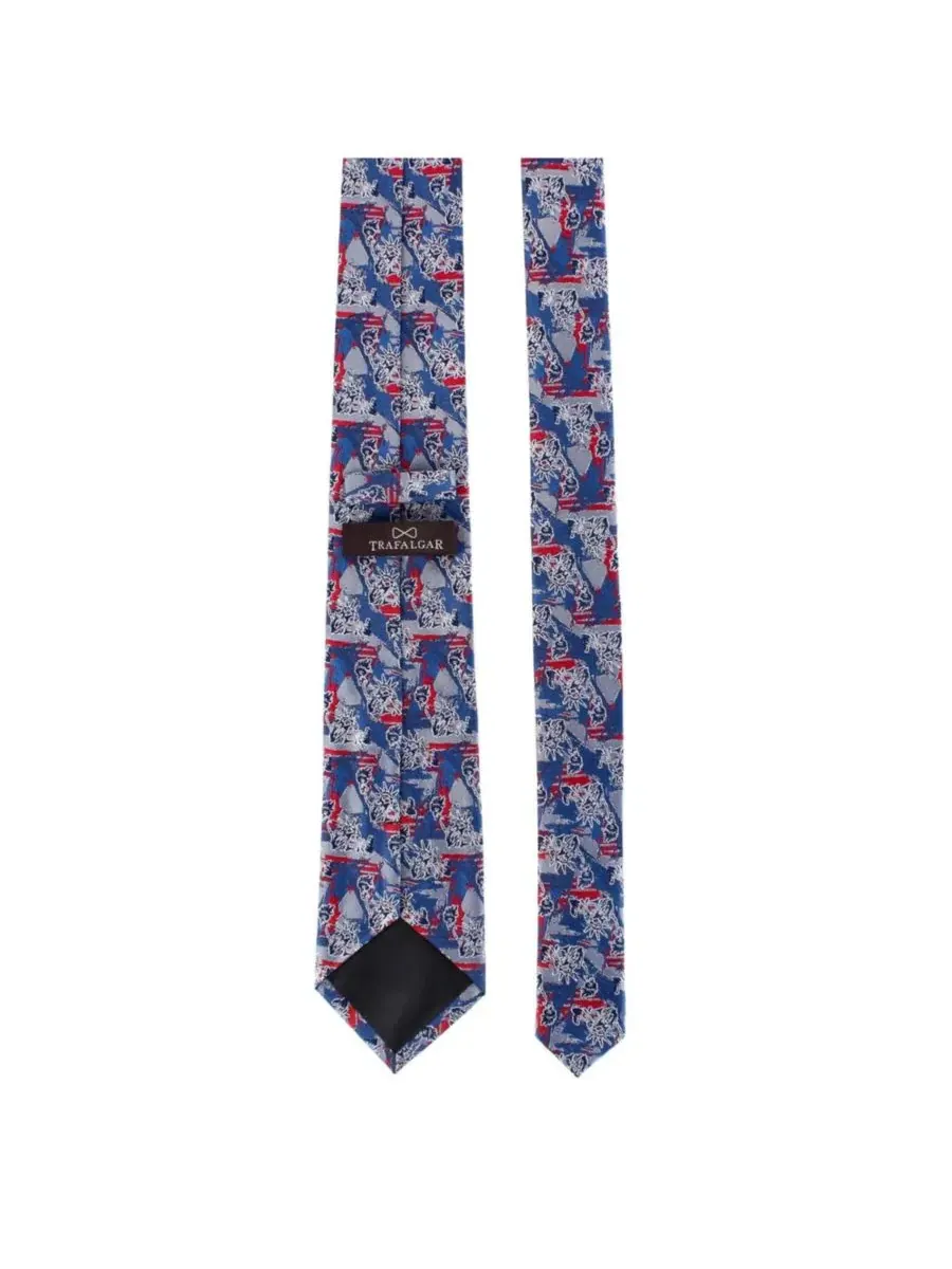 Галстук-бабочка Trafalgar Freedom's Torch Patriotic Silk Novelty Necktie — изображение 3 из 3, мульти