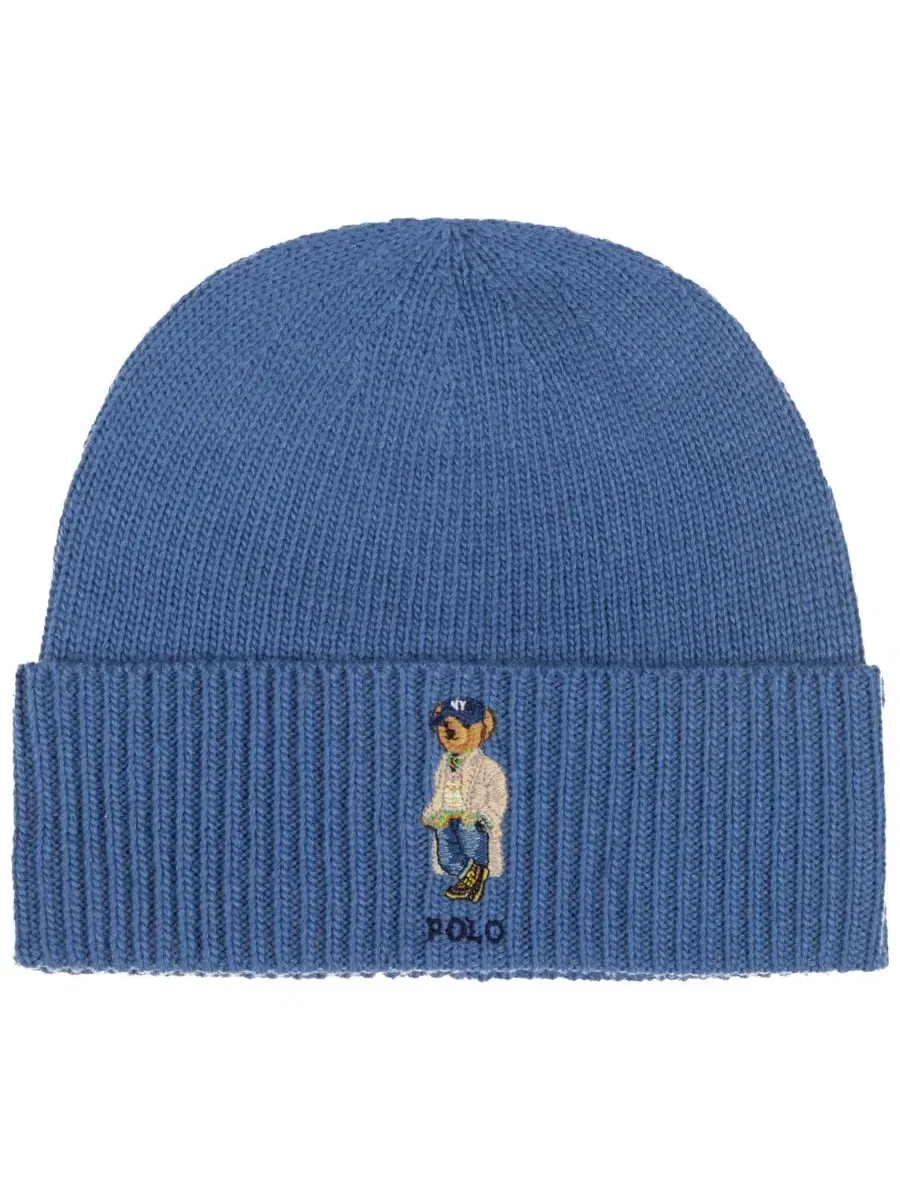 Шапка-бини с вышивкой Polo Bear Litchfield Bear Beanie Polo Ralph Lauren