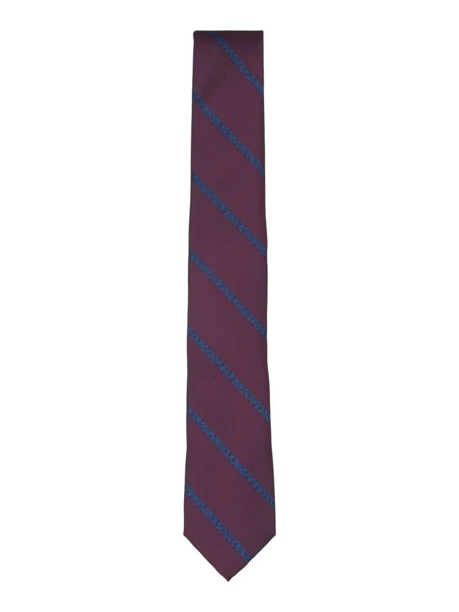 Галстук-бабочка Crew Stripe Pattern Bar III — изображение 2 из 3, бордовый