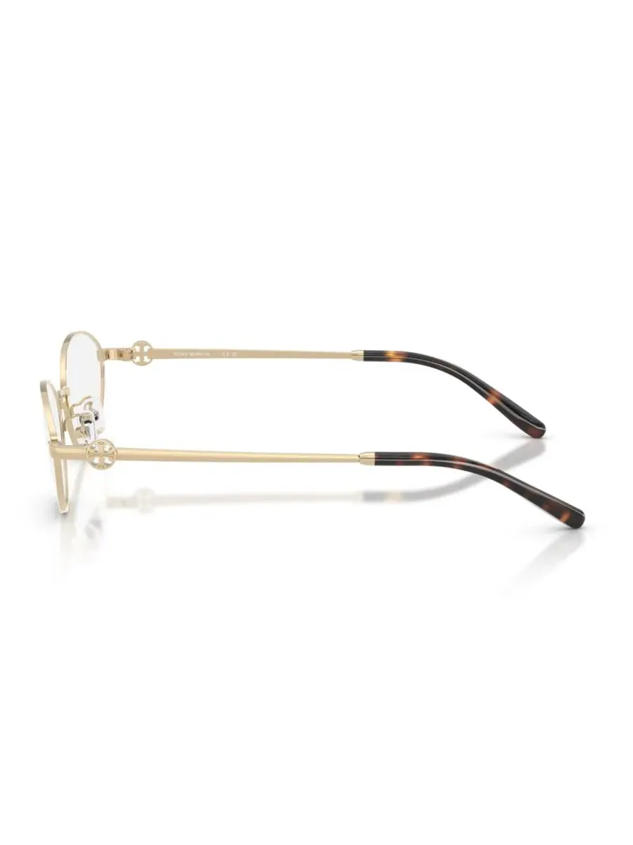 Женские круглые очки, TY1095 Tory Burch — изображение 3 из 6, светлый золотистый