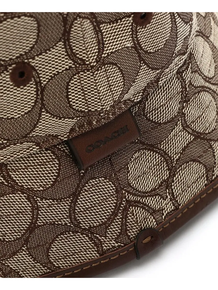 Мужская панама Signature C Jacquard COACH — изображение 5 из 5, коричневый
