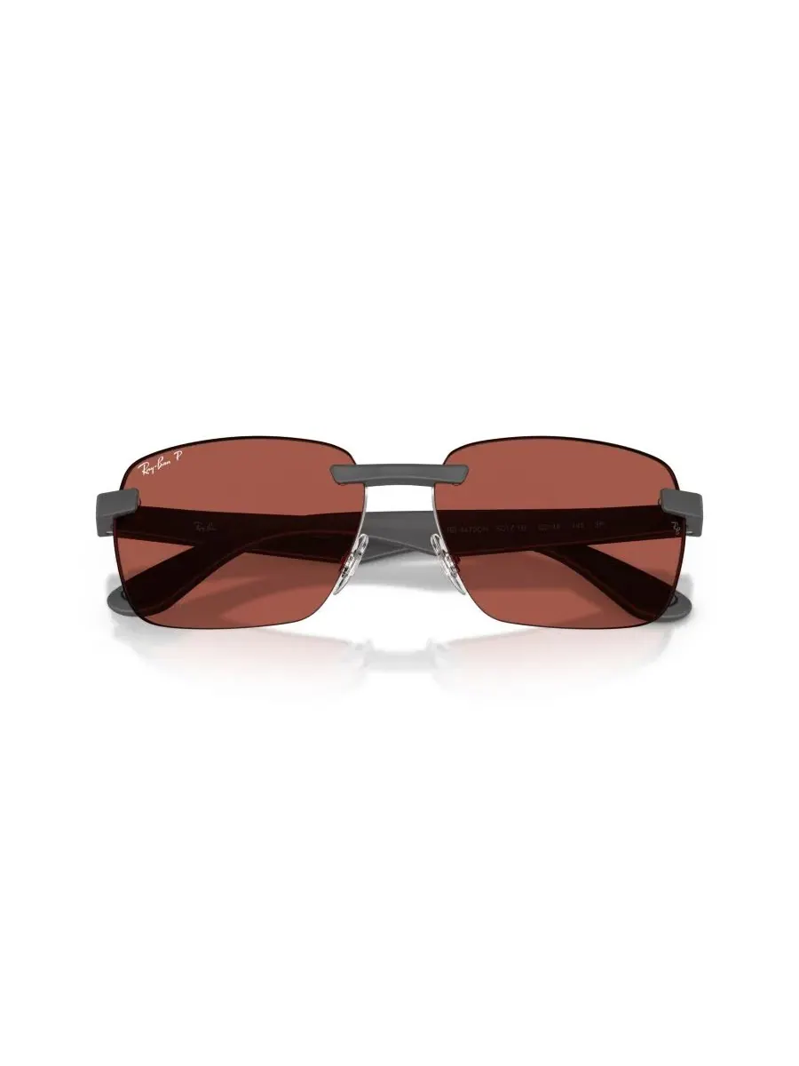 Солнцезащитные очки унисекс с поляризацией, RB4470CH Ray-Ban — изображение 5 из 8, песочный серый