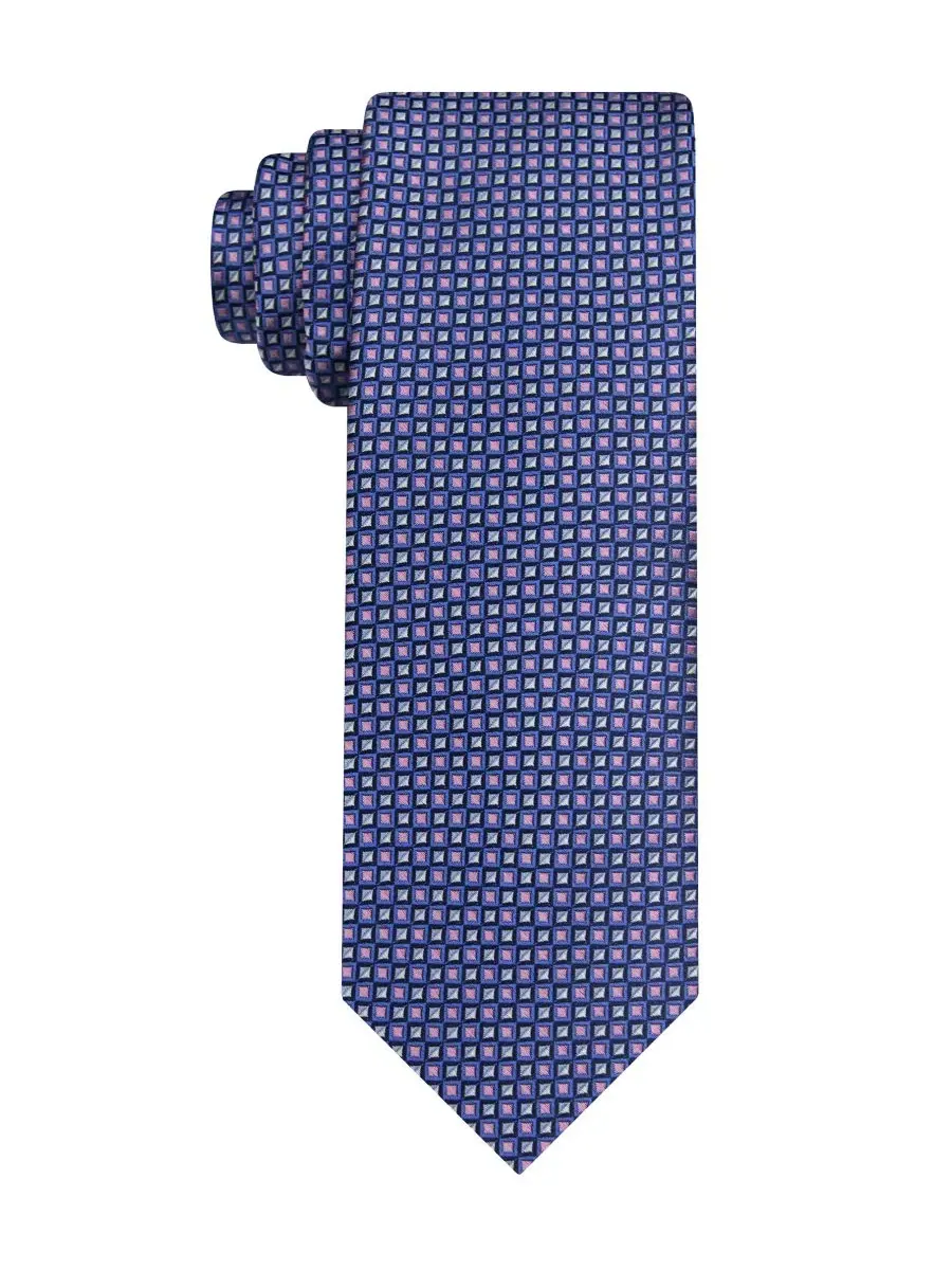 Галстук классический с микропринтом, Van Heusen Eagle — розовый
