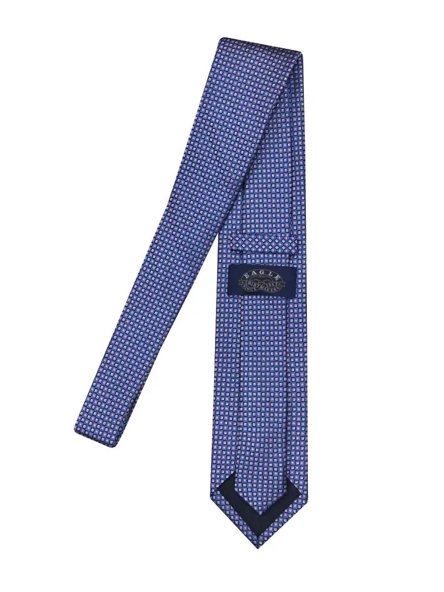 Галстук классический с микропринтом, Van Heusen Eagle — изображение 2 из 3, розовый