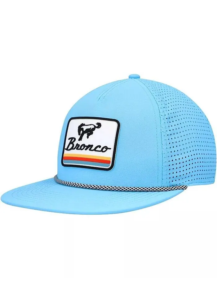 Мужская синяя регулируемая шляпа Bronco Buxton Pro American Needle — синий