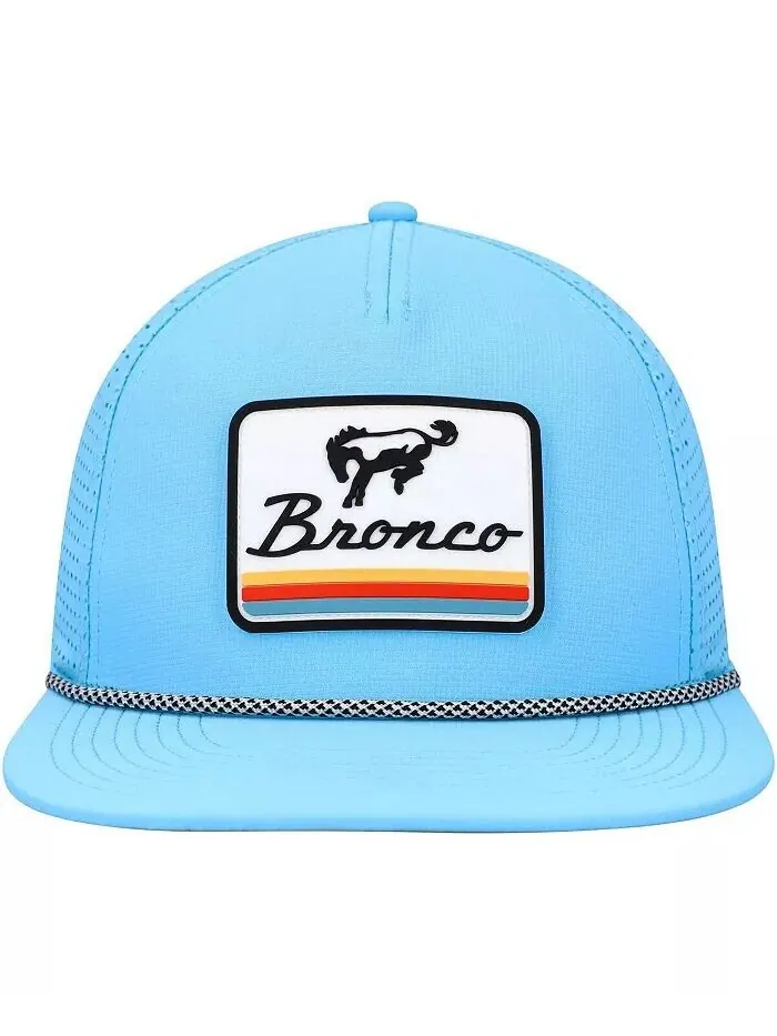 Мужская синяя регулируемая шляпа Bronco Buxton Pro American Needle — изображение 3 из 4, синий