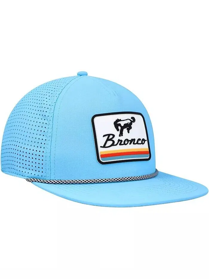 Мужская синяя регулируемая шляпа Bronco Buxton Pro American Needle — изображение 4 из 4, синий