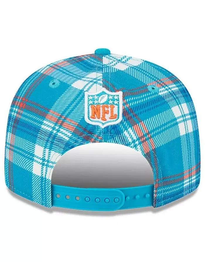 Мужская кепка Snapback Aqua Miami Dolphins 2024 Sideline Statement 9FIFTY New Era — изображение 3 из 4, голубой