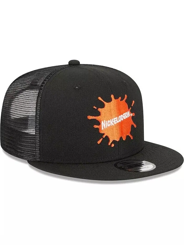 Мужская черная бейсболка Nickelodeon Splat Trucker 9FIFTY Snapback New Era — изображение 2 из 4