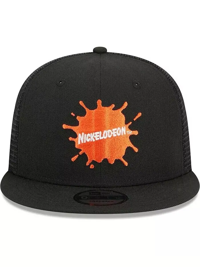 Мужская черная бейсболка Nickelodeon Splat Trucker 9FIFTY Snapback New Era — изображение 3 из 4