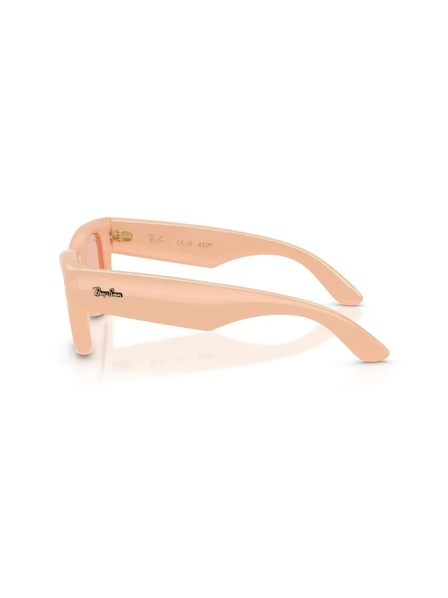 Солнцезащитные очки-пуховики Wayfarer квадратной формы, унисекс, RB4940 Ray-Ban — изображение 3 из 7, бежевый