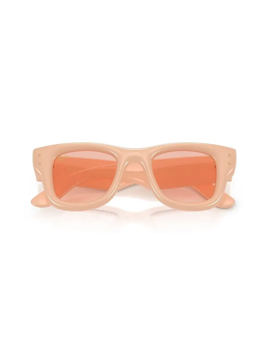 Солнцезащитные очки-пуховики Wayfarer квадратной формы, унисекс, RB4940 Ray-Ban — изображение 5 из 7, бежевый