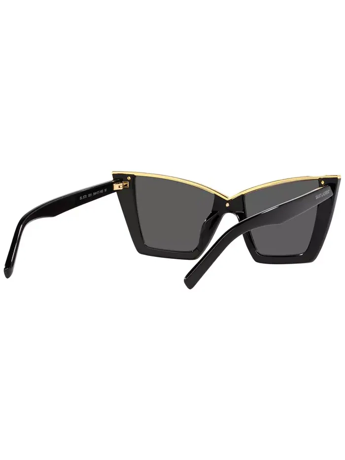Женские солнцезащитные очки, SL 570 Saint Laurent — изображение 7 из 10, золотистый